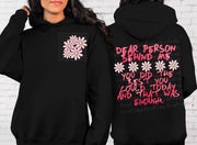 Dear Person Behind Me